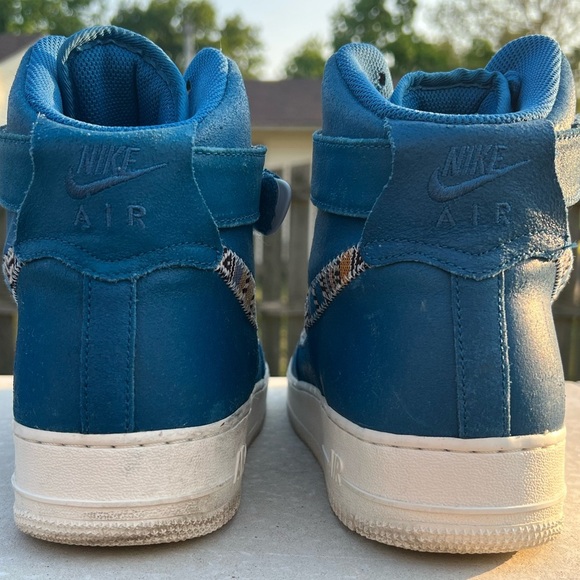 NIKE AIR FORCE I HIGH \'07 LV8 AFRO PUNK Blue Size 11.5 Sneakers main image 11